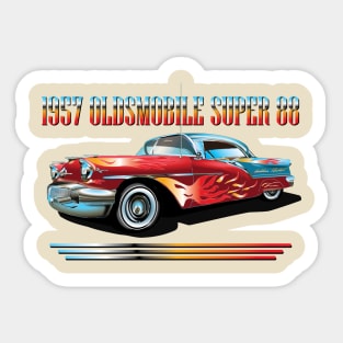 1957 OLDSMOBILE SUPER 88 - RACE EDITION Sticker